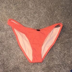 Cotton On Coral Bikini Bottom textured size M new